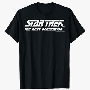 Star Trek THE NeXT GENERATION Black T-Shirt men’s size xl Vintage! Rare!!!